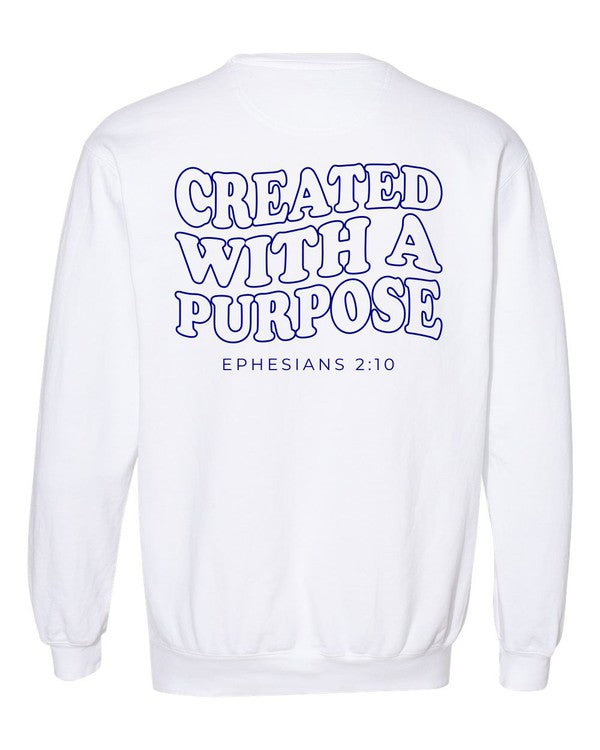 Created With Purpose Comfort Color Sweatshirt