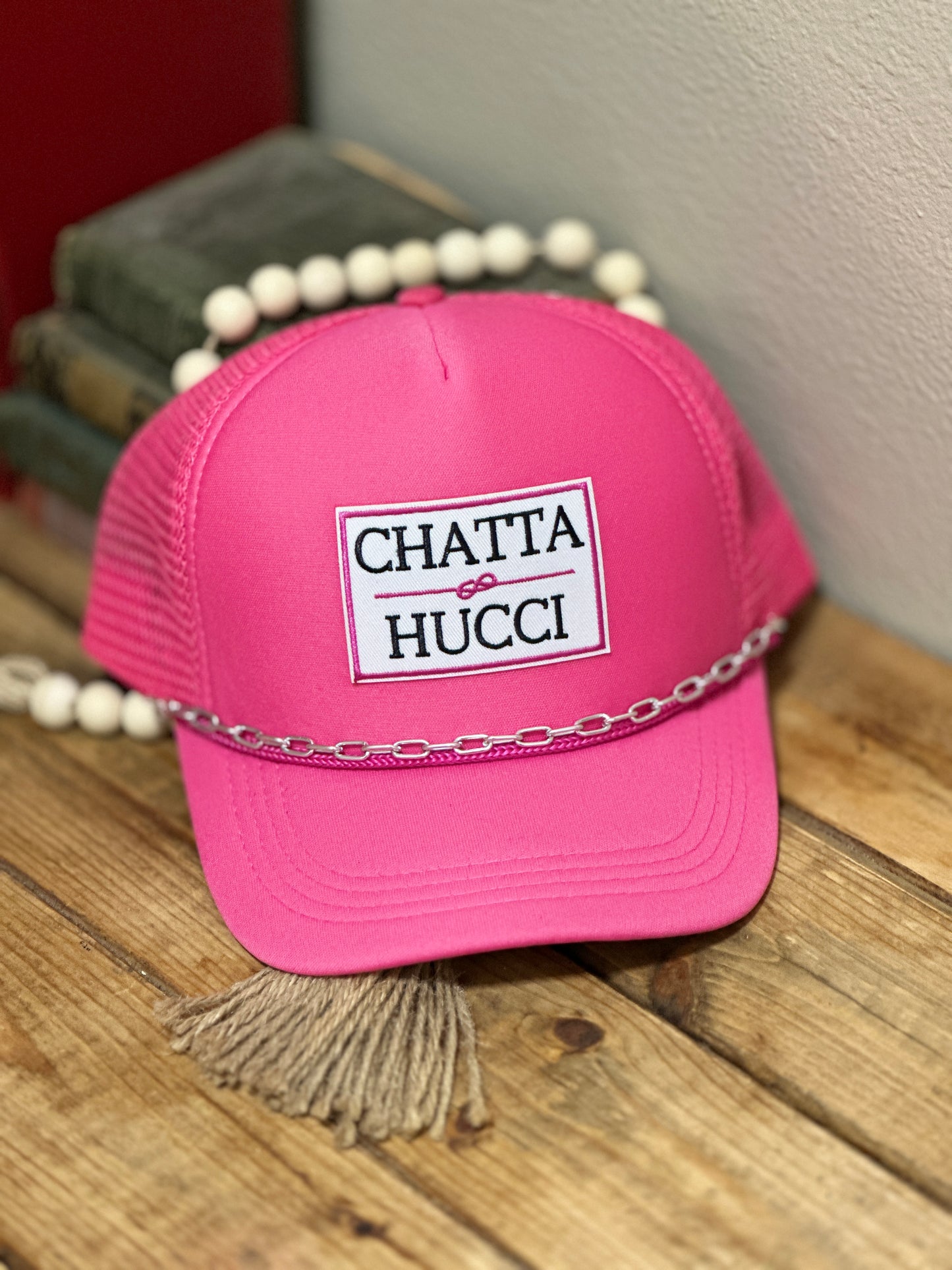 Pink "Chatta Hucci" Trucker Patch