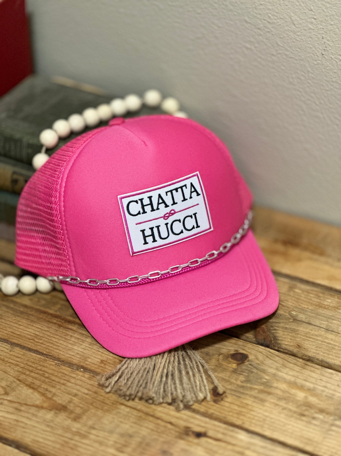 Pink "Chatta Hucci" Trucker Patch