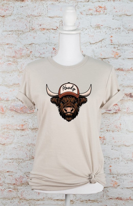 Howdy Cow Graphic Tee