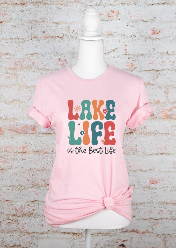 Lake Life is the Best Life Bella Graphic Tee