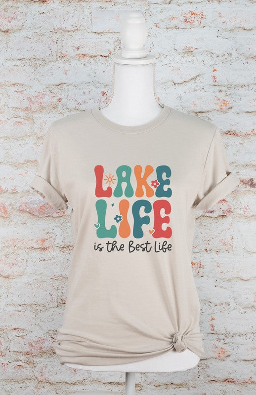 Lake Life is the Best Life Bella Graphic Tee