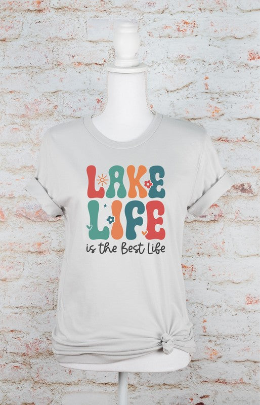 Lake Life is the Best Life Bella Graphic Tee