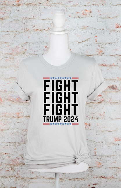 Fight Fight Fight Trump 2024 Softstyle Graphic