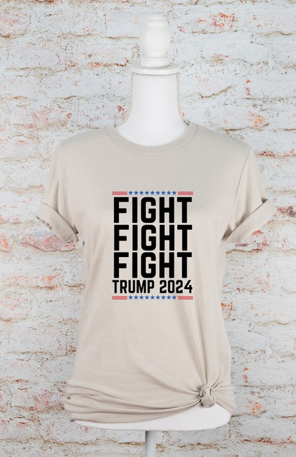 Fight Fight Fight Trump 2024 Softstyle Graphic