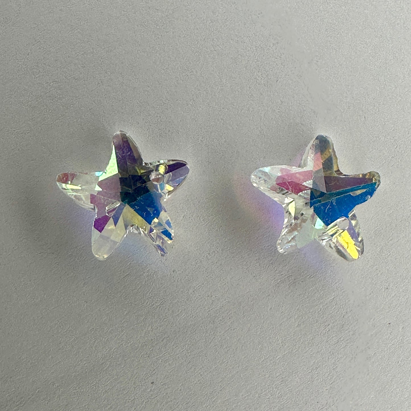 Celestial Crystal® 15x14mm hand-cut faceted starfish