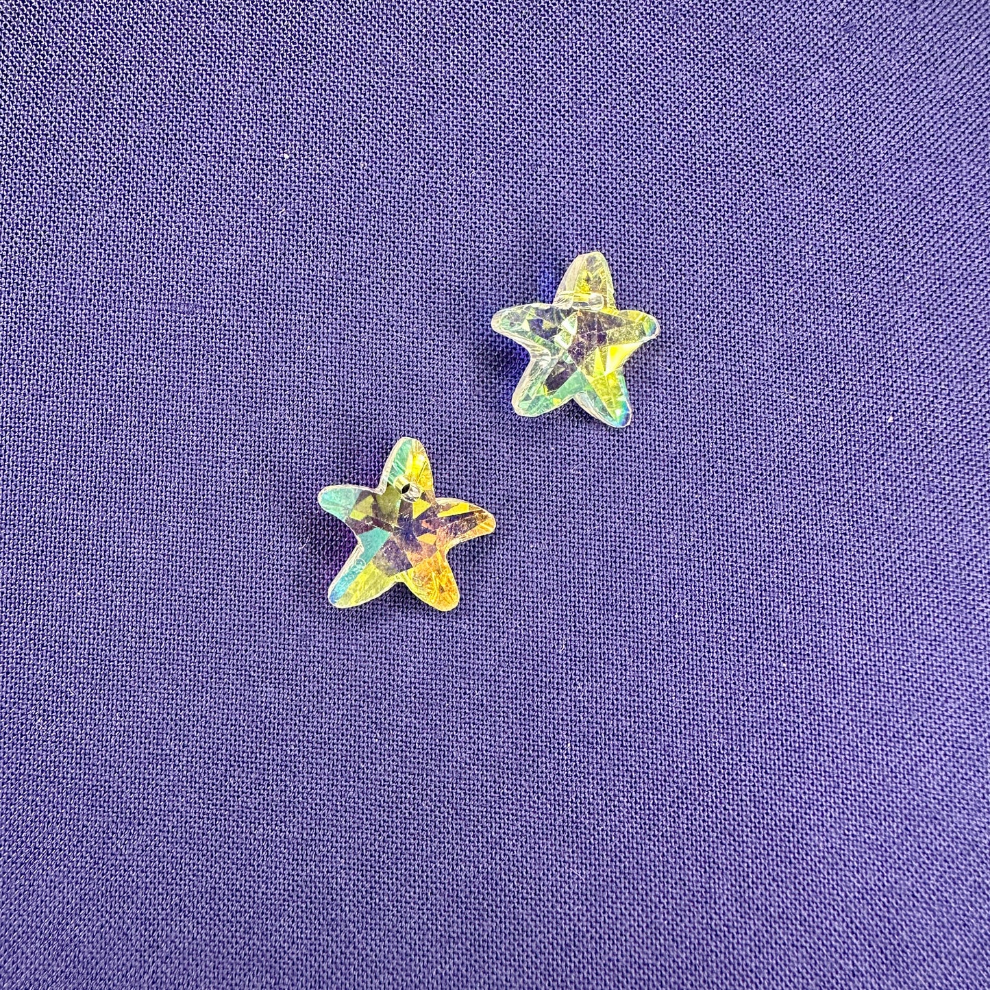 Celestial Crystal® 15x14mm hand-cut faceted starfish