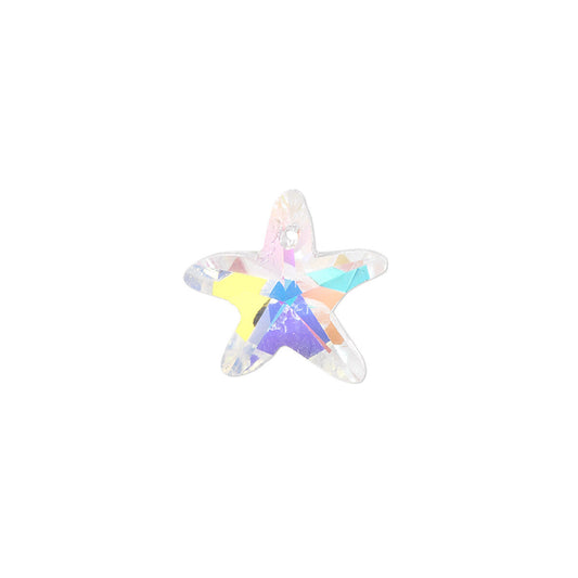 Celestial Crystal® 15x14mm hand-cut faceted starfish